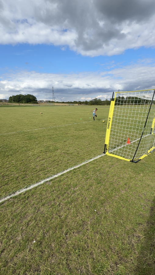 Miles Ahead Football training session
